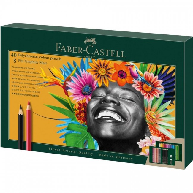 Faber-Castell Polychromos & Pitt Graphite Matt Set Multicolour 48 pc(s) Faber-Castell Polychromos & Pitt Graphite Matt Set Multicolour 48 pc(s)