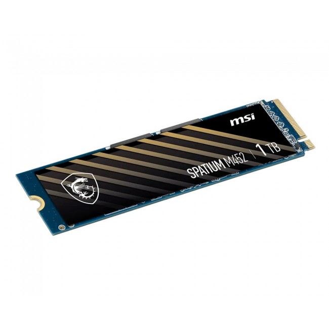 MSI SPATIUM M452 PCIE 4.0 NVME M.2 1TB internal solid state drive PCI Express 4.0 3D NAND