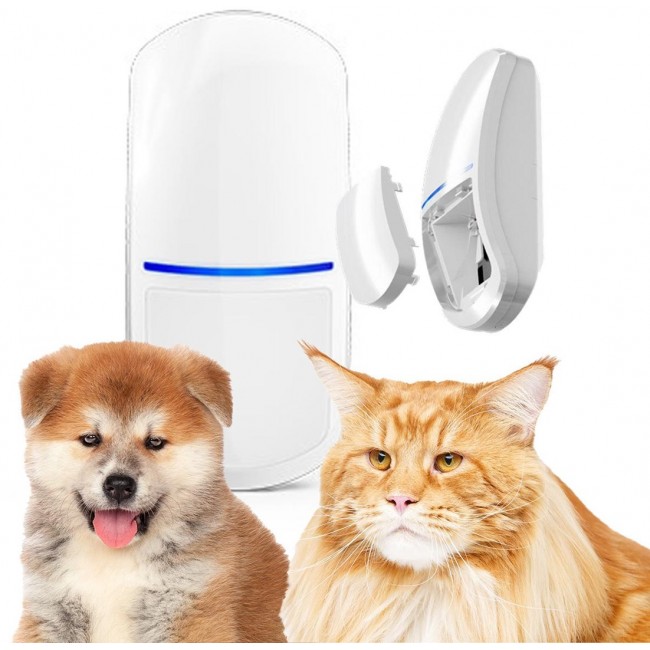 Satel SLIM-DUAL-PET motion detector Passive infrared (PIR) sensor Wireless Ceiling/wall White