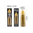 Bullet Brass thermos cartridge 500 ml