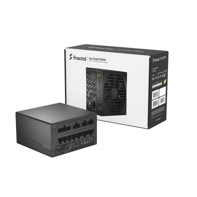 Fractal Design Ion+ 750W Gold power supply unit 24-pin ATX ATX Black Fractal Design Ion+ 750W Gold power supply unit 24-pin ATX ATX Black