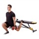 HMS Fitness LSR8311 Flat weight training bench Adjustable seat Home Black, Yellow HMS Fitness LSR8311 Flat weight training bench Adjustable seat Home Black, Yellow