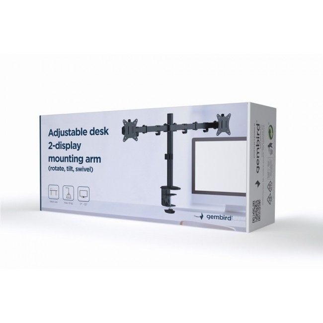 Gembird MA-D2-01 monitor mount / stand 81.3 cm (32 Gembird MA-D2-01 monitor mount / stand 81.3 cm (32