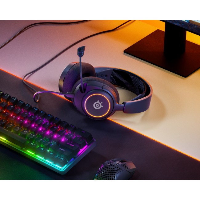 Steelseries Arctis Nova 3 Headset Wired Head-band Gaming USB Type-C Black Steelseries Arctis Nova 3 Headset Wired Head-band Gaming USB Type-C Black