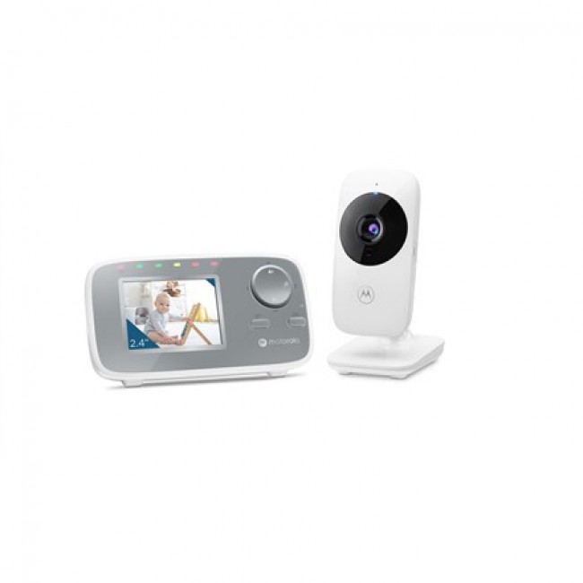 Motorola VM482 video baby monitor 300 m FHSS Silver, White Motorola VM482 video baby monitor 300 m FHSS Silver, White
