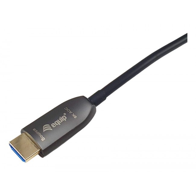 Equip HDMI 2.1 Active Optic Armored Cable, 100m, 8K/60Hz, 4K/120Hz, 48Gbps
