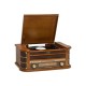 Denver MCR-50 audio turntable Brown