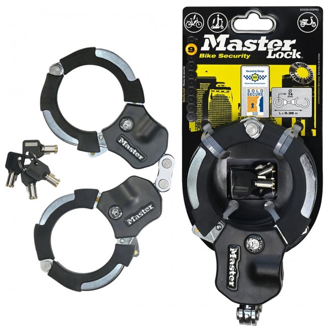 MASTER LOCK Street Cuff Slot Black, Silver 360 mm Ring lock