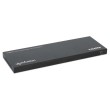 Manhattan 4K@60Hz 8-Port HDMI Splitter with Downscaling, Splits One HDMI Input to Eight HDMI Outputs (1x8), 18G, EDID Switch for Downscaling, Black