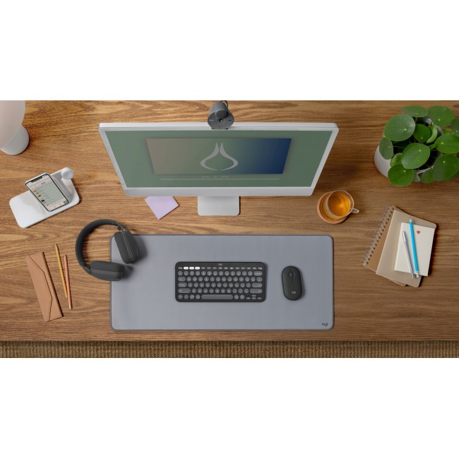 Logitech Pebble 2 M350s mouse Travel Ambidextrous RF Wireless + Bluetooth Optical 4000 DPI