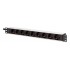 Digitus DN-95440 power distribution unit (PDU) 9 AC outlet(s) 1U Black, Silver
