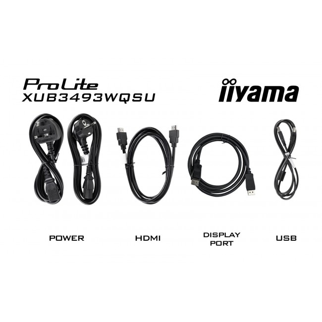 iiyama ProLite XUB3493WQSU-B6 computer monitor 86.4 cm (34