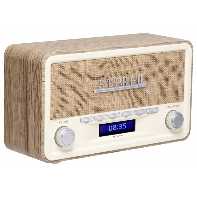 Retro radio Denver DAB-18 ligh wood