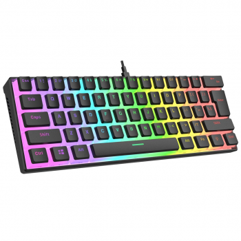 RAMPAGE KB-R86 UMBRA RED SWITCH MECHANICAL KEYBOARD BLACK