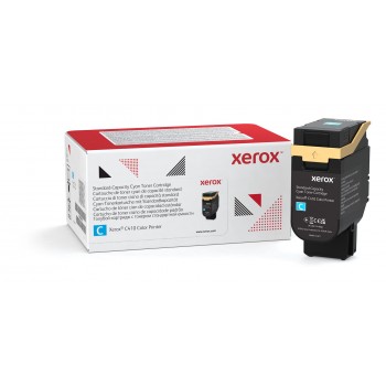 Xerox Genuine C410 Color Printer / VersaLink C415 Color Multifunction Printer Cyan Standard capacity Toner Cartridge (2000 Pages) - 006R04678
