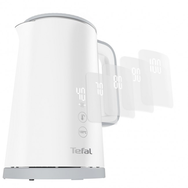 Tefal Sense KO6931 electric kettle 1.5 L 1800 W White Tefal Sense KO6931 electric kettle 1.5 L 1800 W White