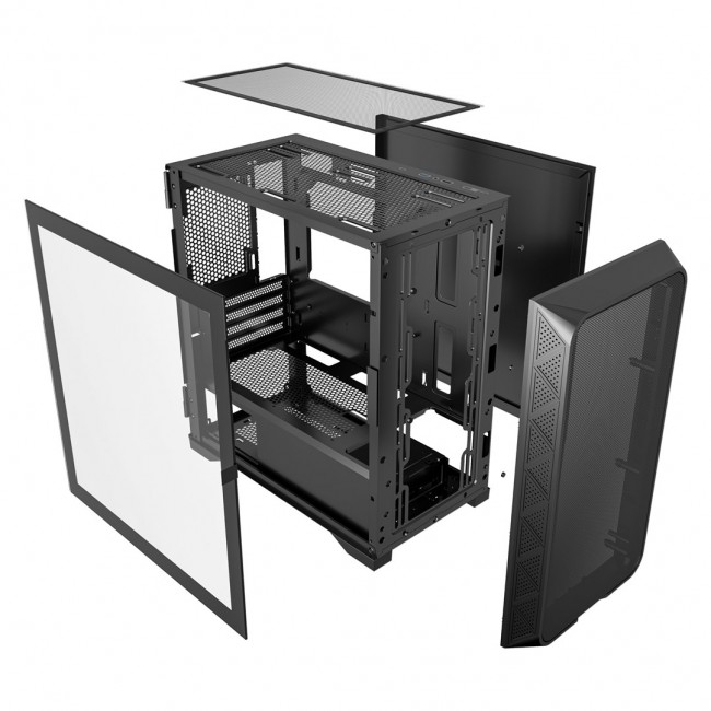 Gembird CCC-FC-MK200 Gaming ATX case, Fornax MK200, mesh, without fans, black Gembird CCC-FC-MK200 Gaming ATX case, Fornax MK200, mesh, without fans, black