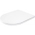 Slim soft closing toilet seat