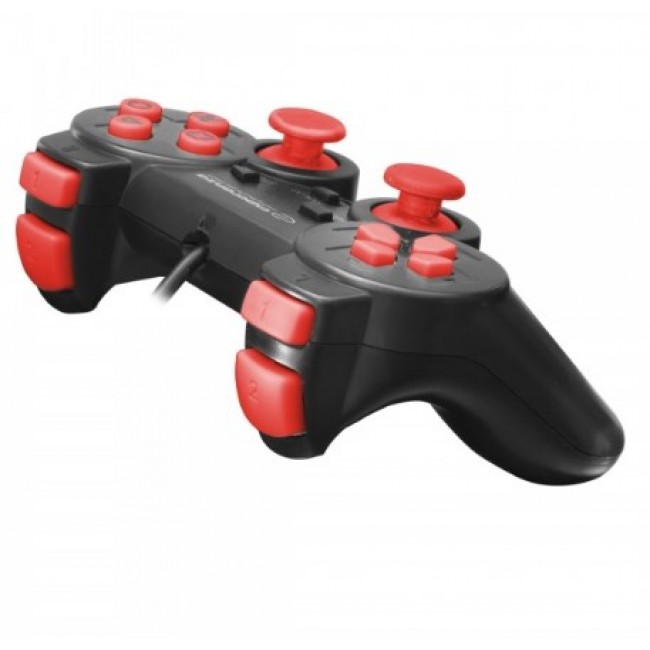 Esperanza EGG106R Gaming Controller Gamepad PC,Playstation 2,Playstation 3 Analogue / Digital USB 2.0 Black,Red Esperanza EGG106R Gaming Controller Gamepad PC,Playstation 2,Playstation 3 Analogue / Digital USB 2.0 Black,Red