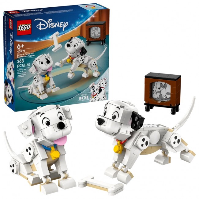 LEGO DISNEY 43271 Lucky & Penny 101 Dalmatians Puppies