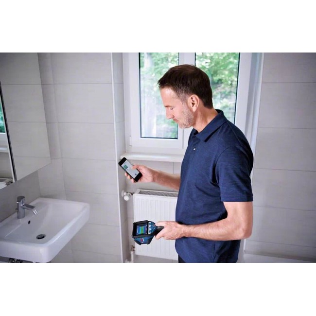 Bosch GTC 600 C Noise equivalent temperature difference (NETD) IR Black, Blue 256 x 192 pixels Built-in display LCD