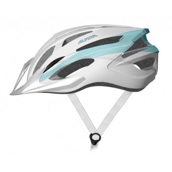 Bike Helmet Alpina MTB17 white & light blue 54-58