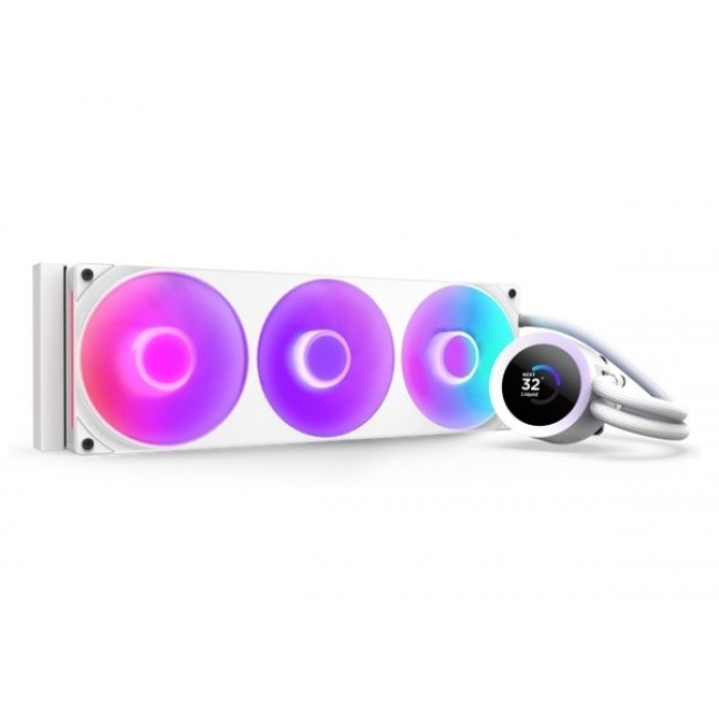 NZXT Kraken Plus 360 RGB Processor All-in-one liquid cooler White 1 pc(s) NZXT Kraken Plus 360 RGB Processor All-in-one liquid cooler White 1 pc(s)