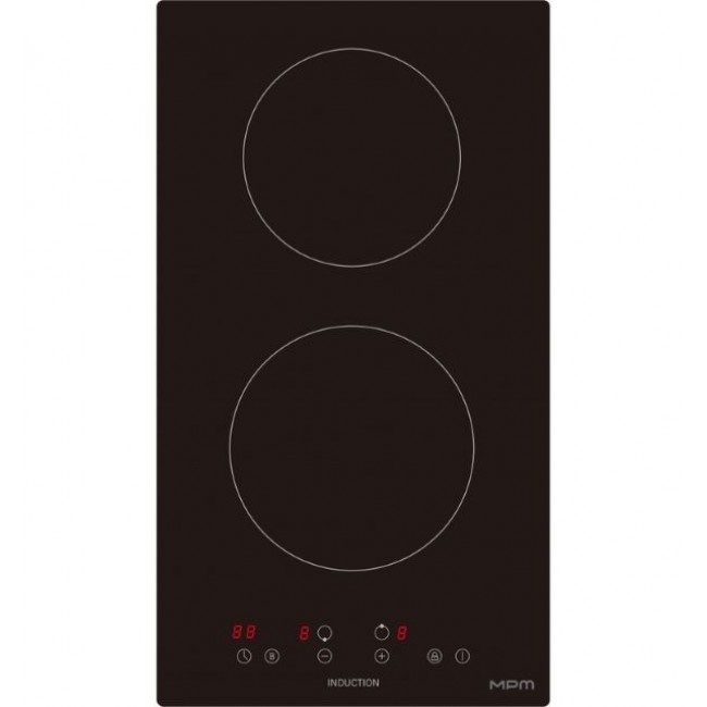 MPM-30-IM-12/N induction hob, black, 30 cm wide