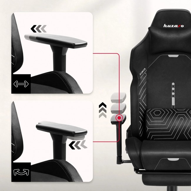 Huzaro Force 8.1 Black Gaming Chair