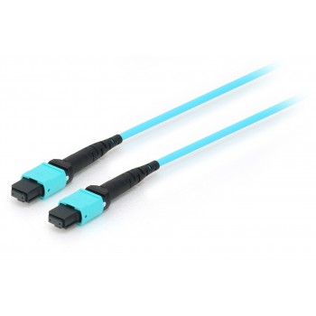 Equip MTP/MTP Trunk Fiber Optic Patch Cable, OM4, 15m