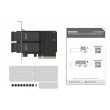 Icy Dock MB312M4P-B interface cards/adapter M.2, PCIe Icy Dock MB312M4P-B interface cards/adapter M.2, PCIe