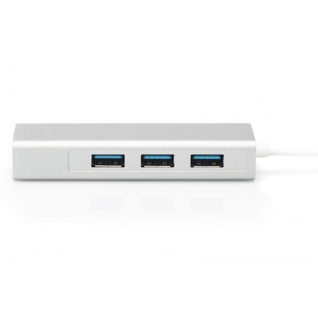 Digitus USB Type-CTM 3-Port Hub + Gigabit Ethernet