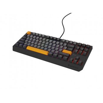 GENESIS Thor 230 TKL keyboard Gaming USB + RF Wireless + Bluetooth QWERTY Black, Grey, Orange