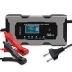 Qoltec 52493 Charger 12V 10A | Rectifier with repair function for AGM GEL LiFePO4 battery | LCD