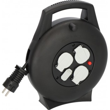 Brennenstuhl 1093900600 power extension 10 m 3 AC outlet(s) Indoor Black