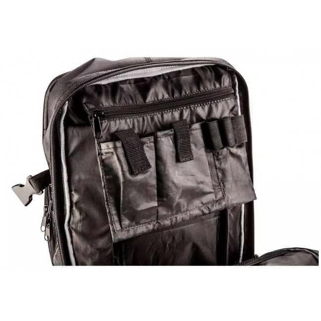 Neo Tools assembler backpack 4 external and 18 internal pockets, adjustable straps