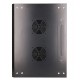 Extralink Rackmount cabinet 6U 600x450 Black wall mounted