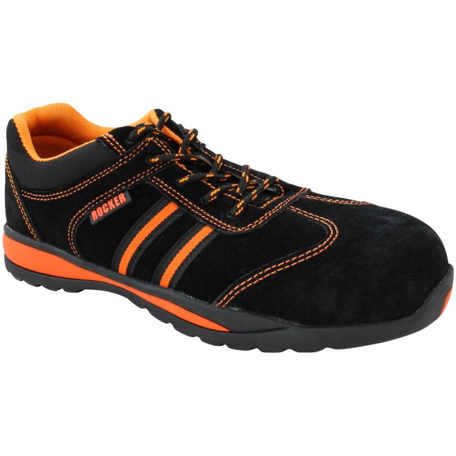 Rocker Street S1P safety shoes, metal free, size 4