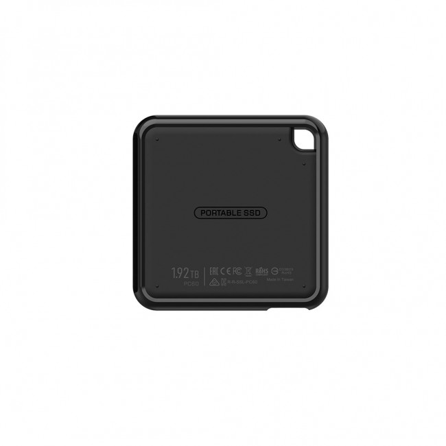 Silicon Power PC60 Portable SSD 1 TB USB Type-A to USB Type-C 3.2 Gen 1 (3.1 Gen 1) Black