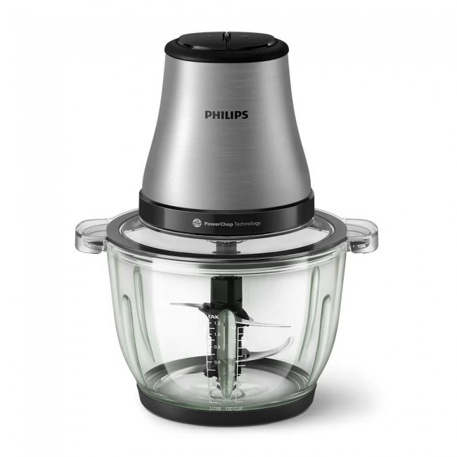 Philips 3000 series HR1503/00 electric food chopper 2 L 500 W Stainless steel