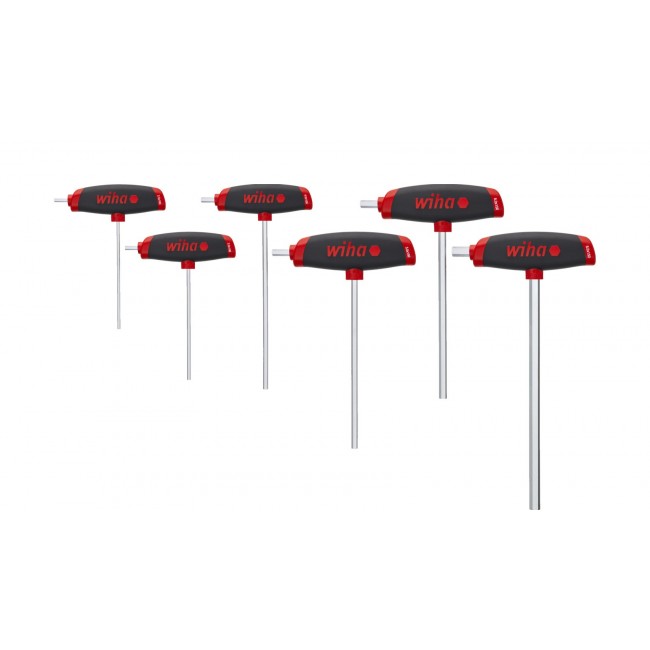 Wiha 45620 hex key T-handle hex key set 6 pc(s)