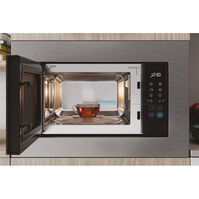 Indesit MWI 120 GX Stainless steel Grill microwave Built-in 20 L 800 W