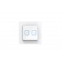 Wireless black double switch two-gang WS-02 Tech Controllers