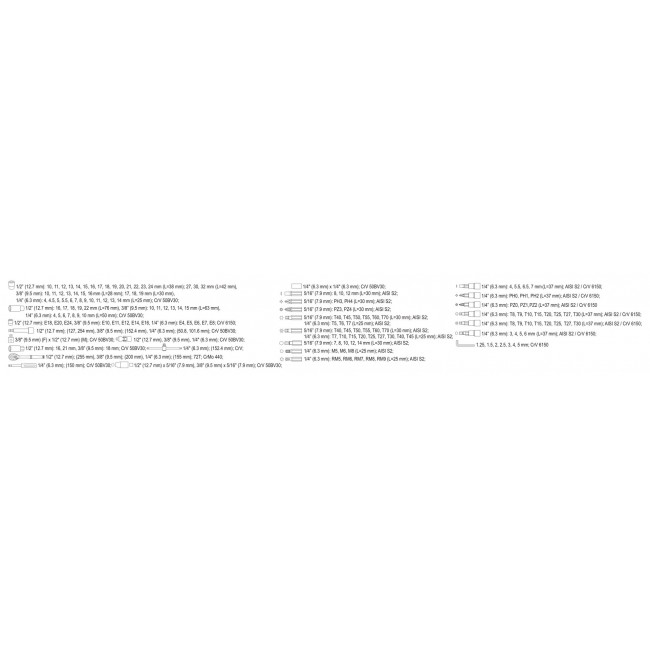 Yato YT-38931 mechanics tool set