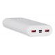 SILICON POWER QS15 Powerbank External battery 20000 mAh 2x USB QC 3.0 1x USB-C PD (SP20KMAPBKQS150W) White SILICON POWER QS15 Powerbank External battery 20000 mAh 2x USB QC 3.0 1x USB-C PD (SP20KMAPBKQS150W) White