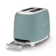 Smeg TSF01EGMEU toaster 6 2 slice(s) 950 W Chrome, Green