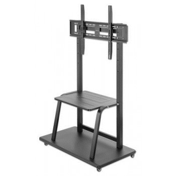 Manhattan TV & Monitor Mount, Trolley Stand, 1 screen, Screen Sizes: 37-100