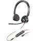 Poly Blackwire 3325 Stereo USB-C + 3.5mm + USB C/A-Adapter