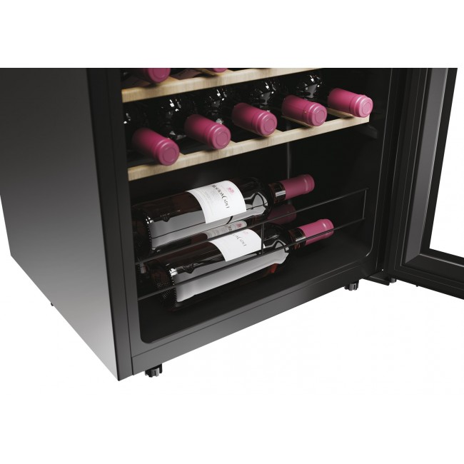 Haier Wine Bank 50 Serie 3 HWS34GGH1 Compressor wine cooler Freestanding Black 34 bottle(s)