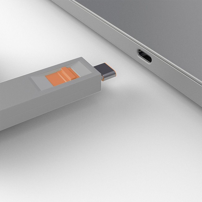 Lindy USB Type C Port Blocker Key - Pack of 4 Blockers, Orange Lindy USB Type C Port Blocker Key - Pack of 4 Blockers, Orange
